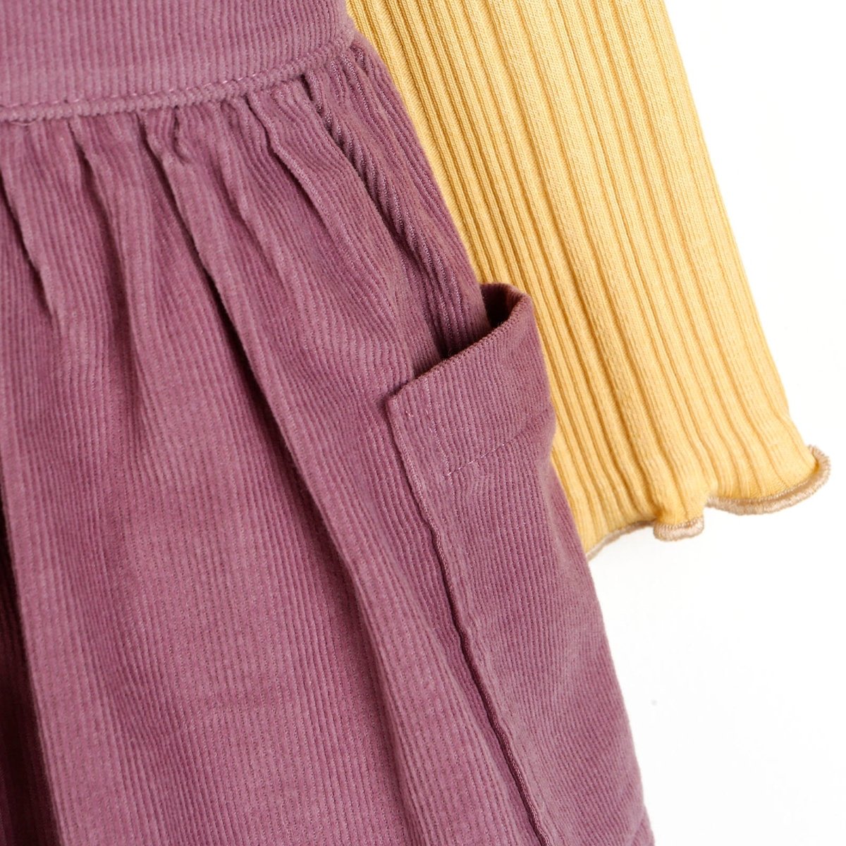 Cassiope Salopette Skirt - Sweatshirt - Damson