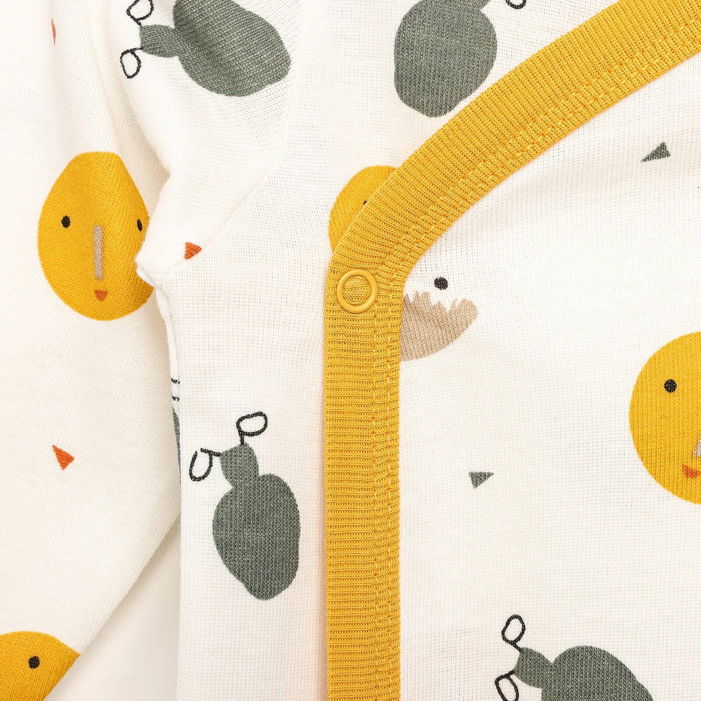 Motherlove Newborn Organic Sleeve Bodysuit - Beige