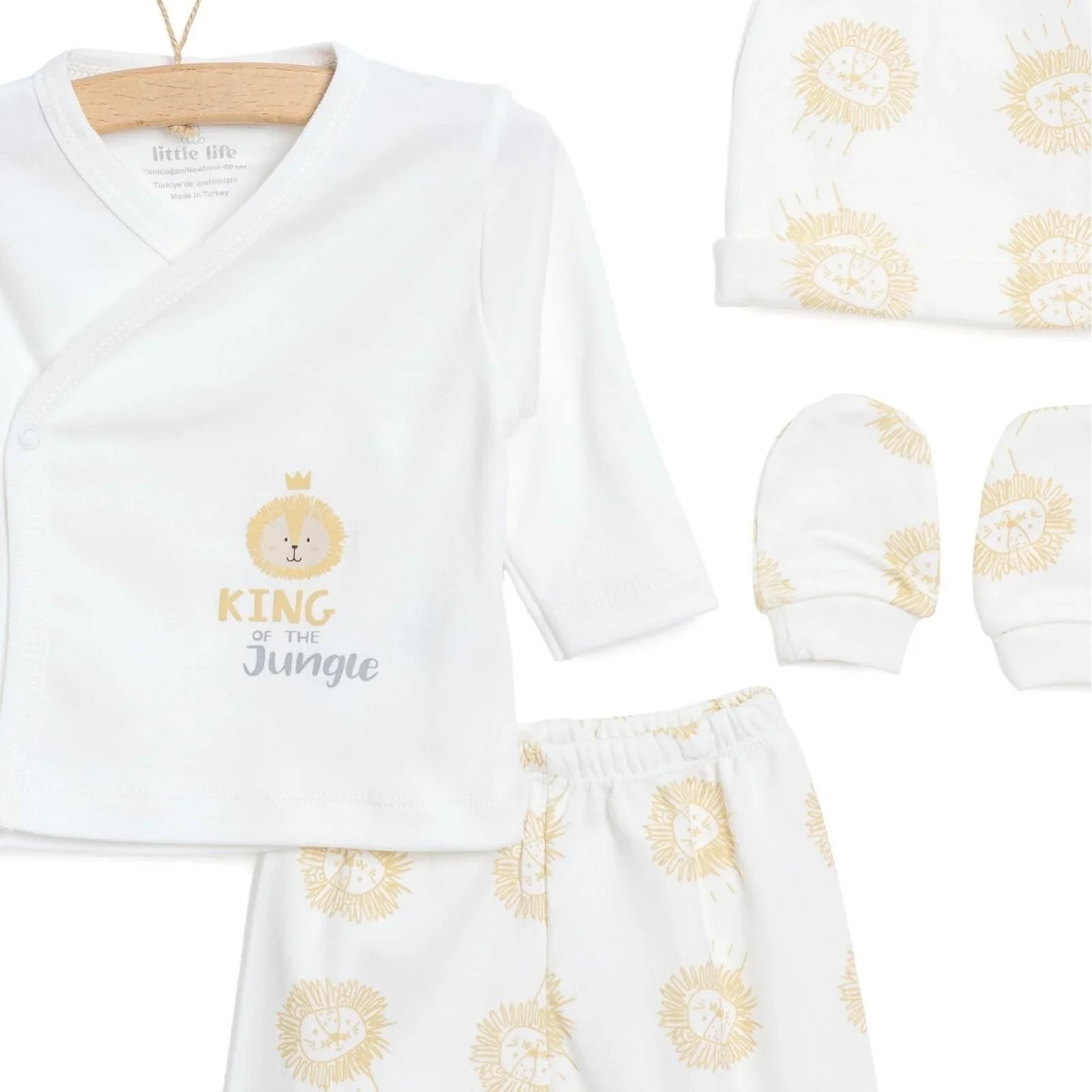 Little Life Boy Newborn Starter Set 5 pcs - Ecru