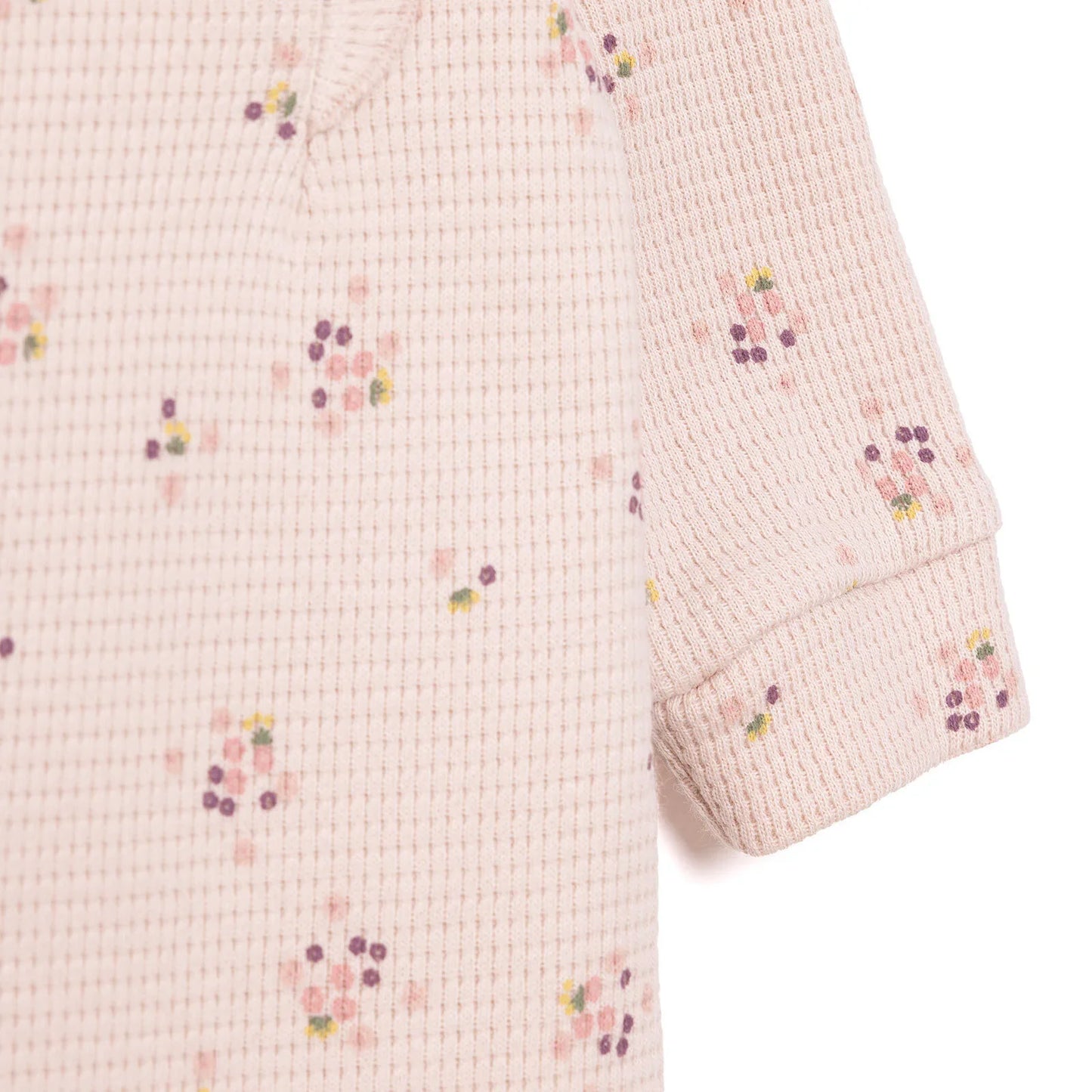 Cassiope Newborn Mini Flowers Jumpsuit - Salmon