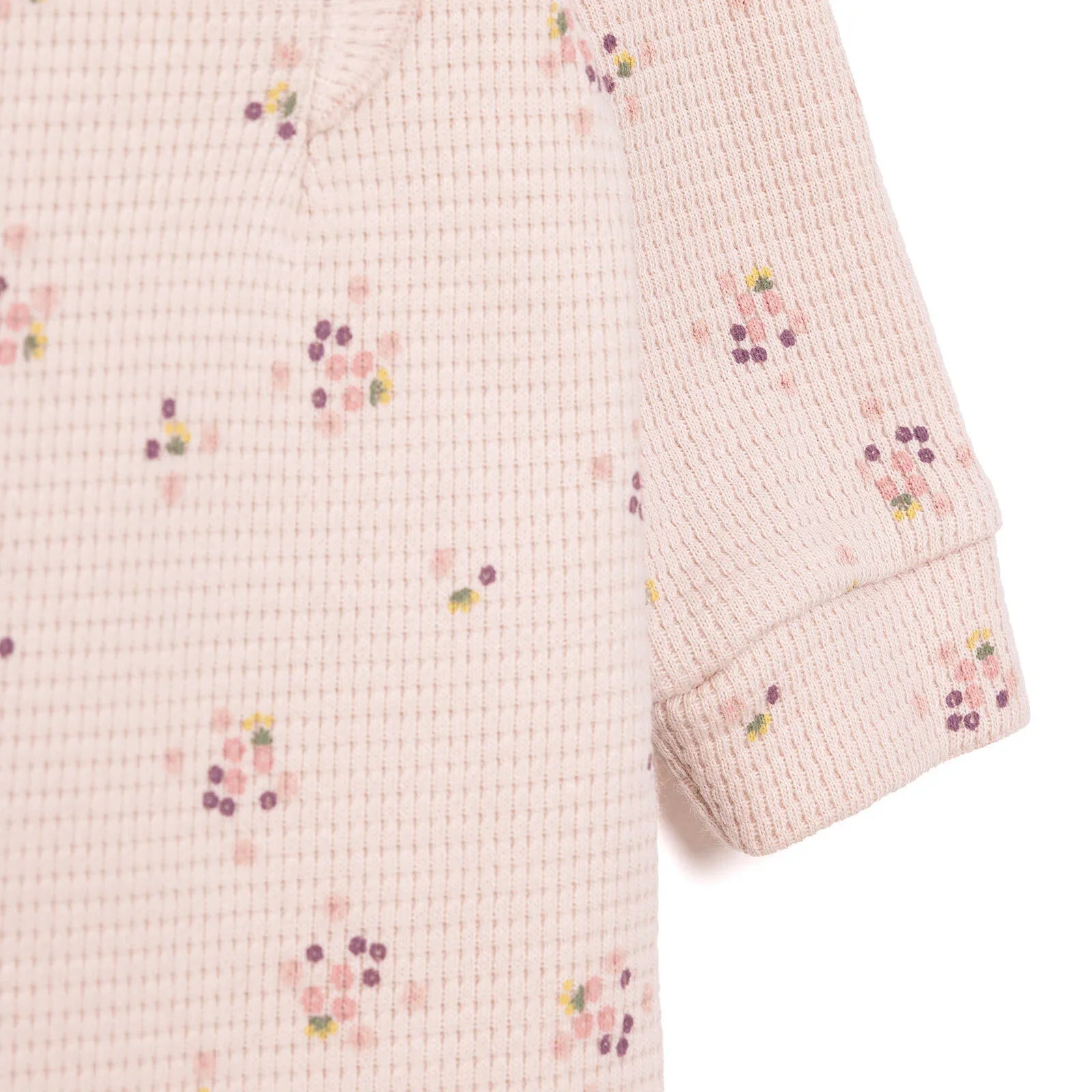 Cassiope Newborn Mini Flowers Jumpsuit - Salmon