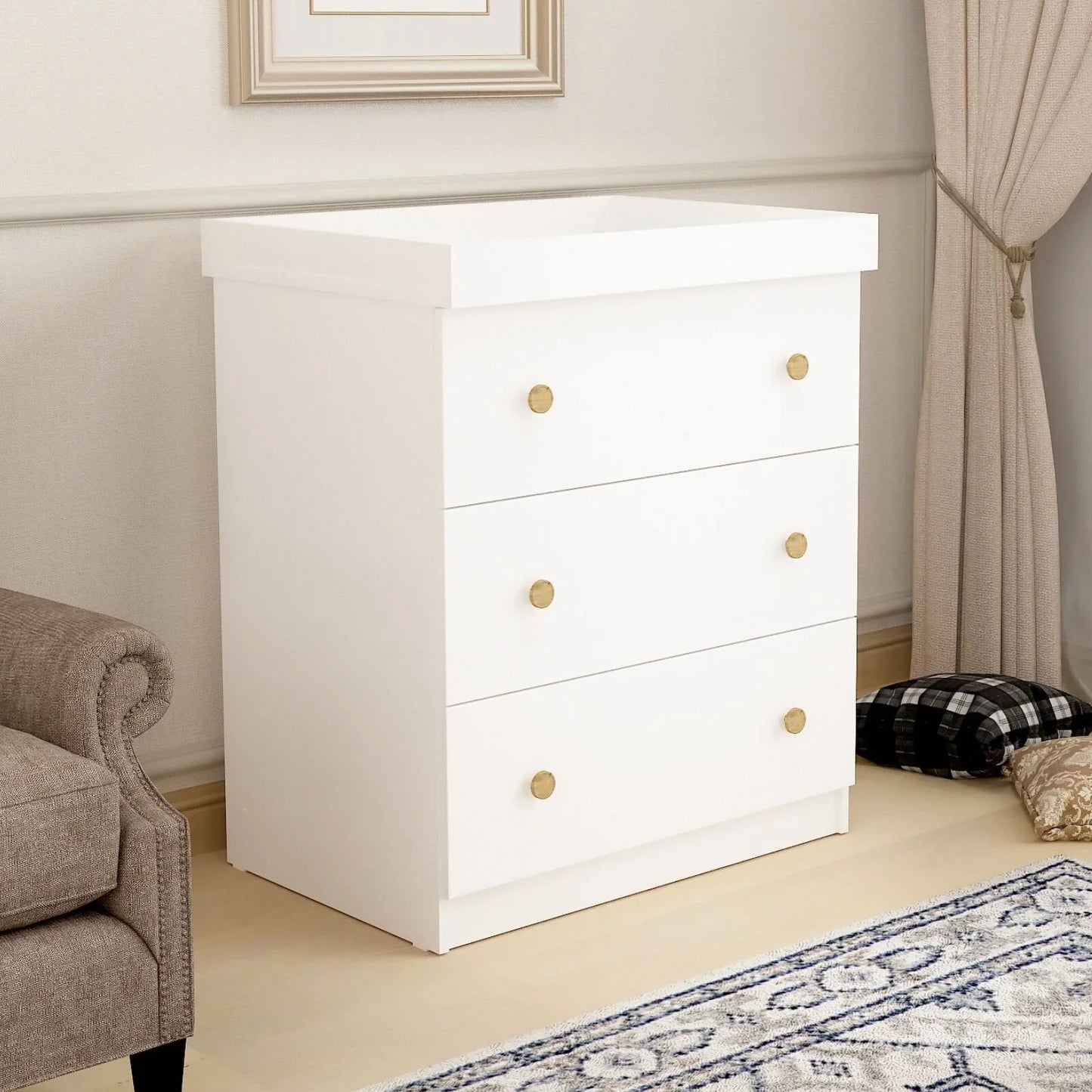 Shefa Kids 888 Changing Dresser - White