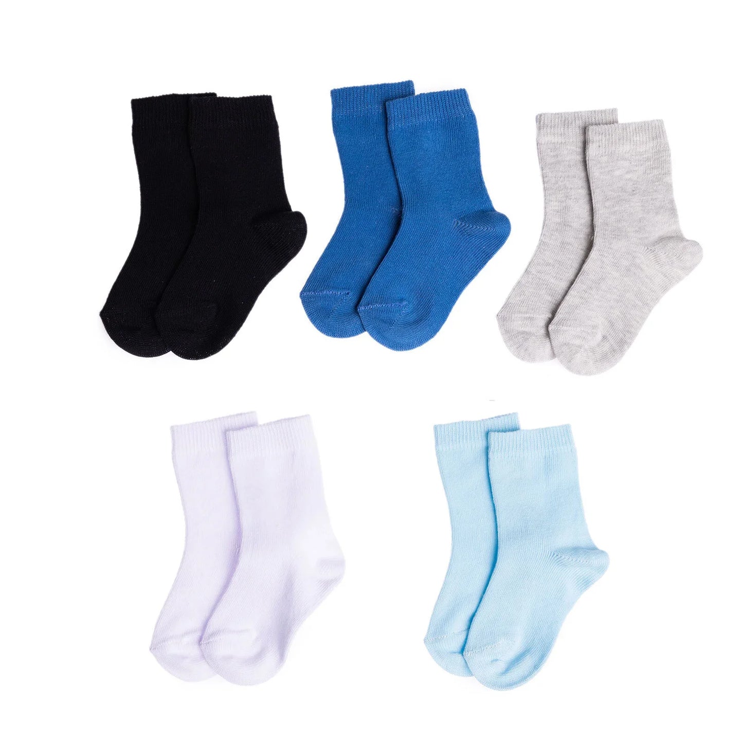 HelloBaby Baby Boy Socks 5 pcs - Blue