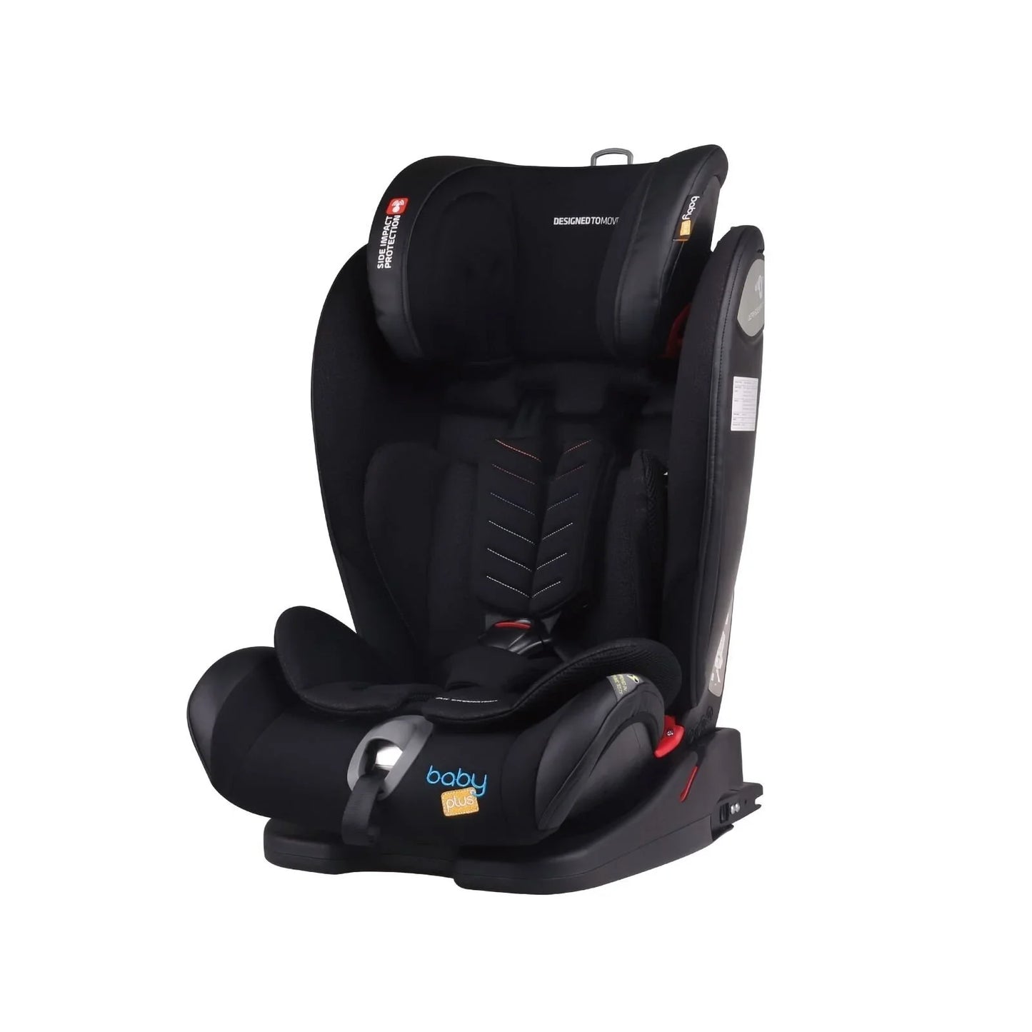 baby plus Secure Group 1/2/3 (9 Months to 12 Years) Car Seat - Black