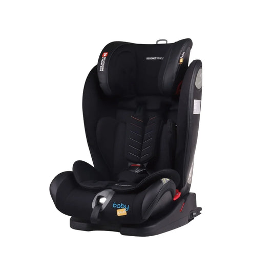 baby plus Secure Group 1/2/3 (9 Months to 12 Years) Car Seat - Black