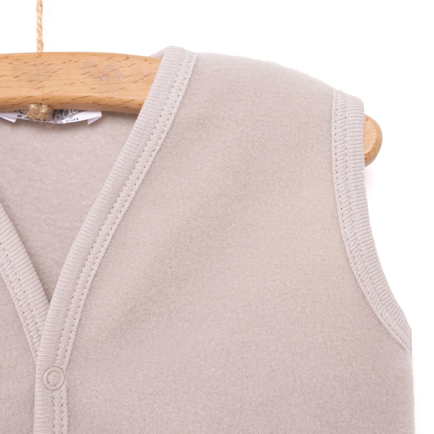 HelloBaby Basic Fleece Vest - Mink