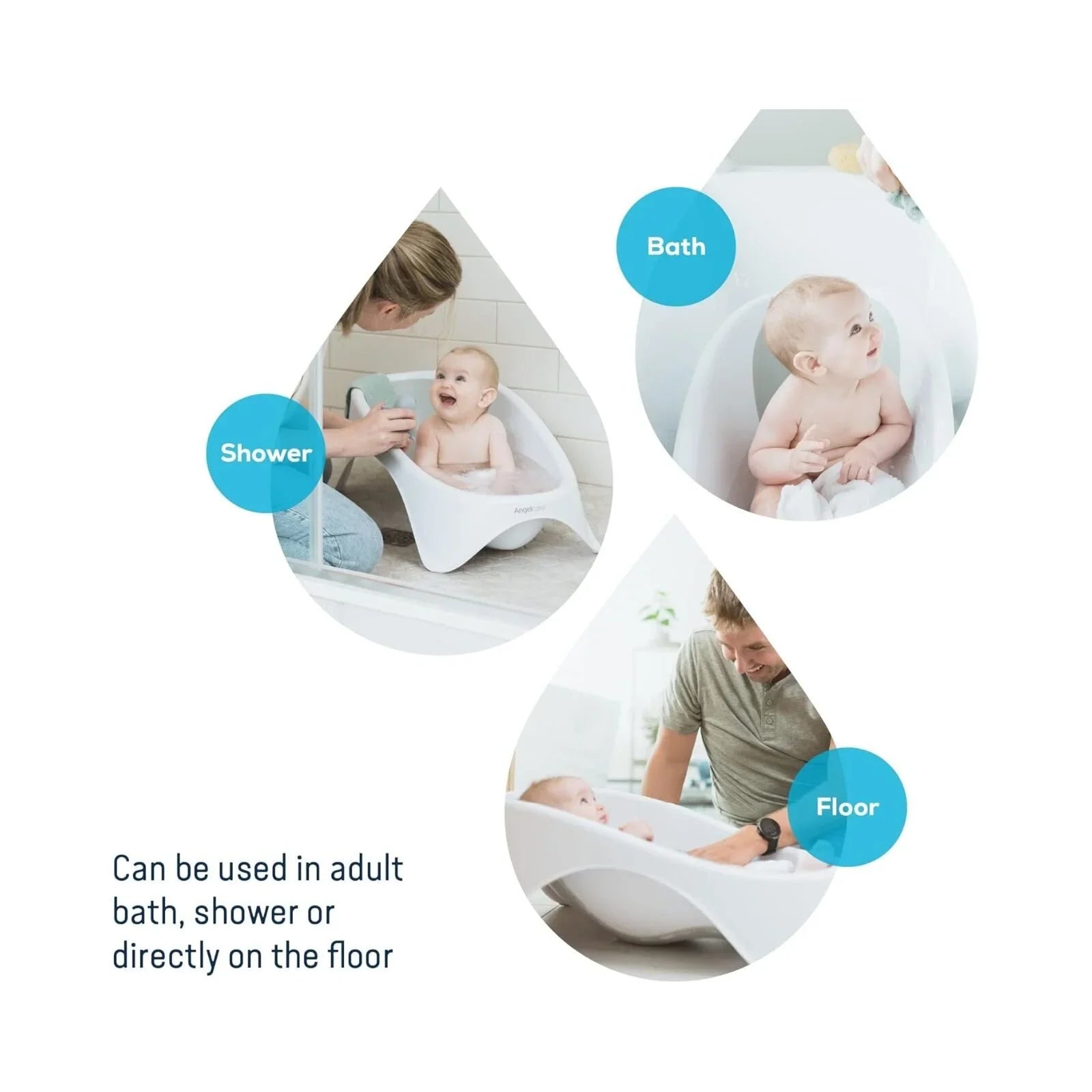 Angelcare Baby 2-in-1 Bath Tub
