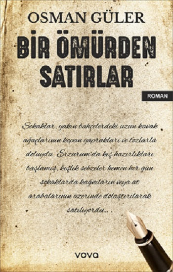 Bir Ömürden Satırlar – Osman Güler – Vova Yayınları – kitap kapağı