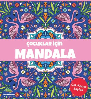 Çocuklar İçin Mandala - Lacivert