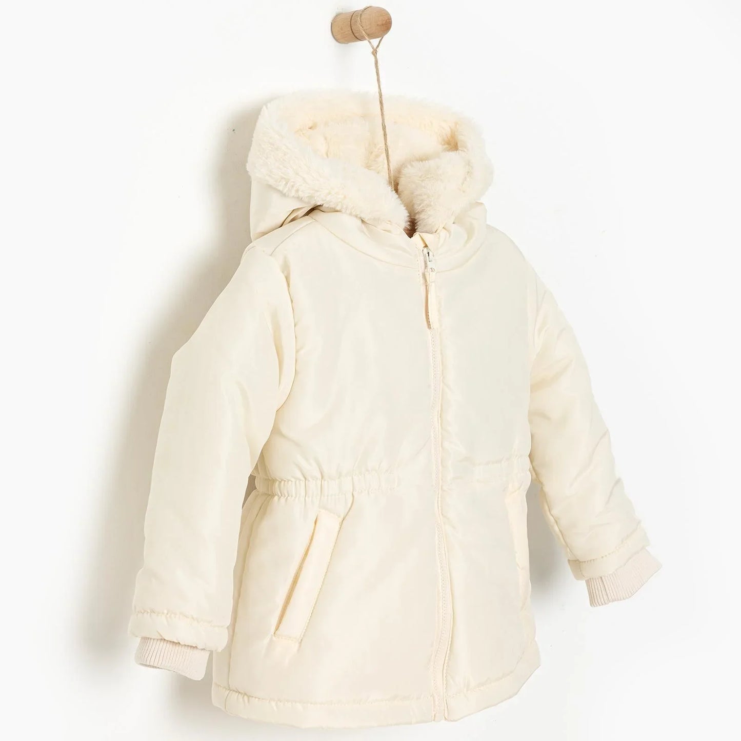 HelloBaby Hooded Coat - Beige