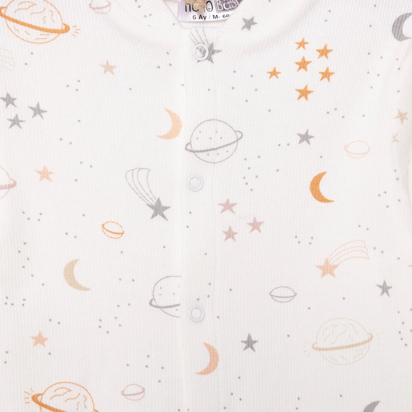 HelloBaby Newborn Boy Jumpsuit - Beige