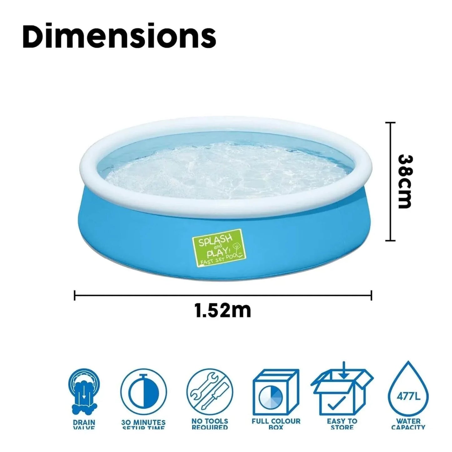 Wilton Bradley-My First Fast Set Pool (152cm)