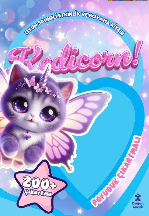 Kedicorn - Pofuduk Çıkartmalı Etkinlik Kitabı