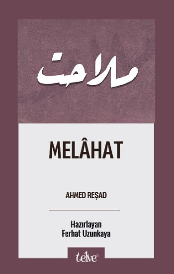 Melahat – Ahmed Reşad – Telve Kitap – kitap kapağı