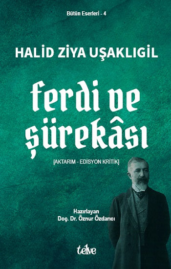 Ferdi ve Şürekası – Halid Ziya Uşaklıgil – Telve Kitap – kitap kapağı