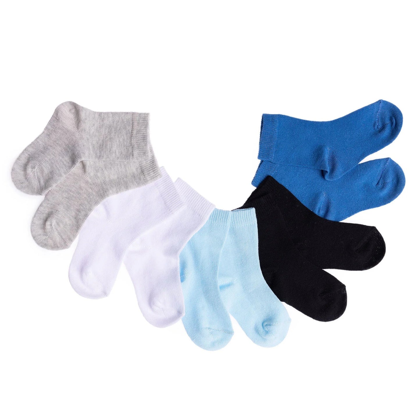 HelloBaby Baby Boy Socks 5 pcs - Blue