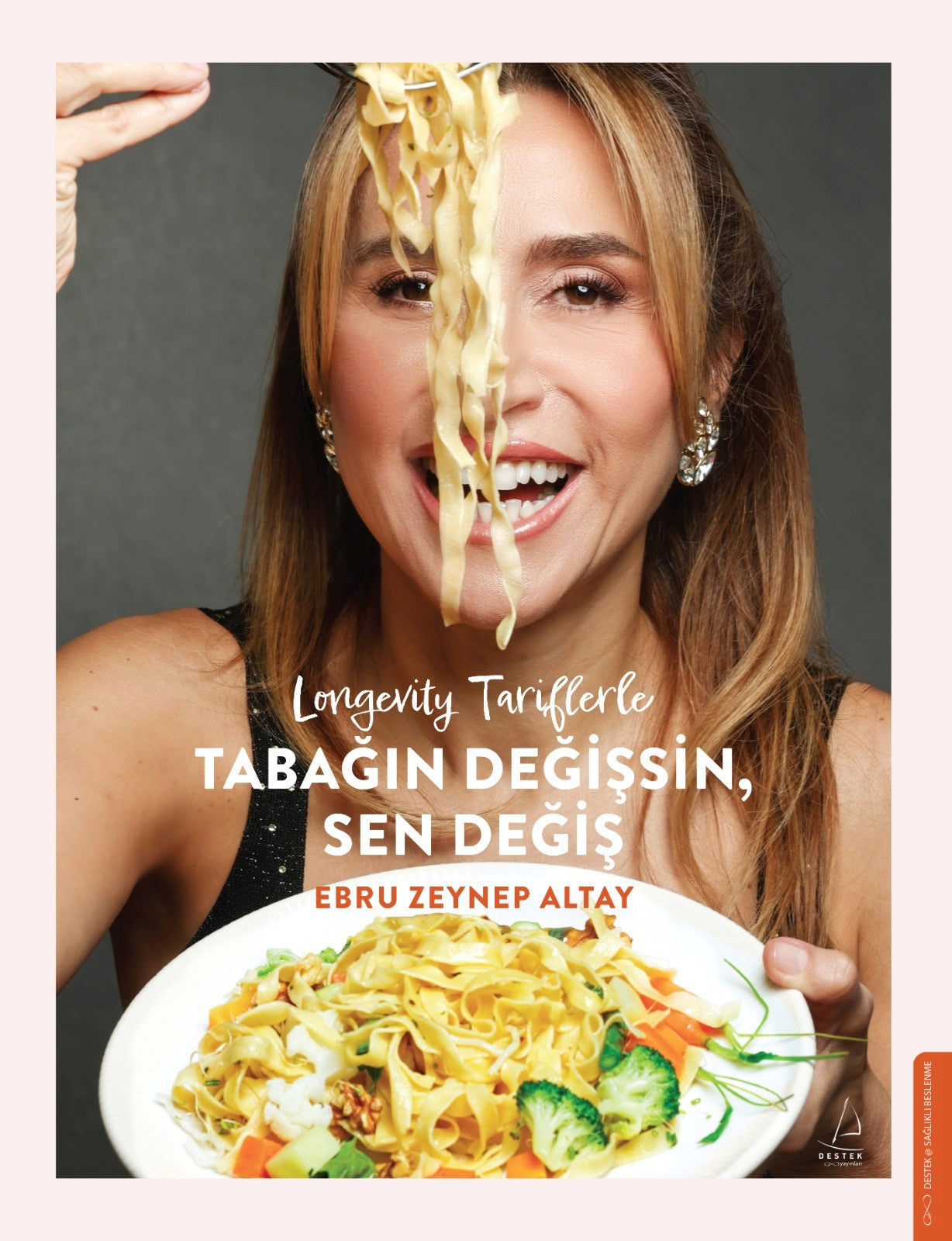 Longevity Tariflerle Tabağın Değişsin Sen Değiş – Ebru Zeynep Altay – Destek Yayınları – kitap kapağı