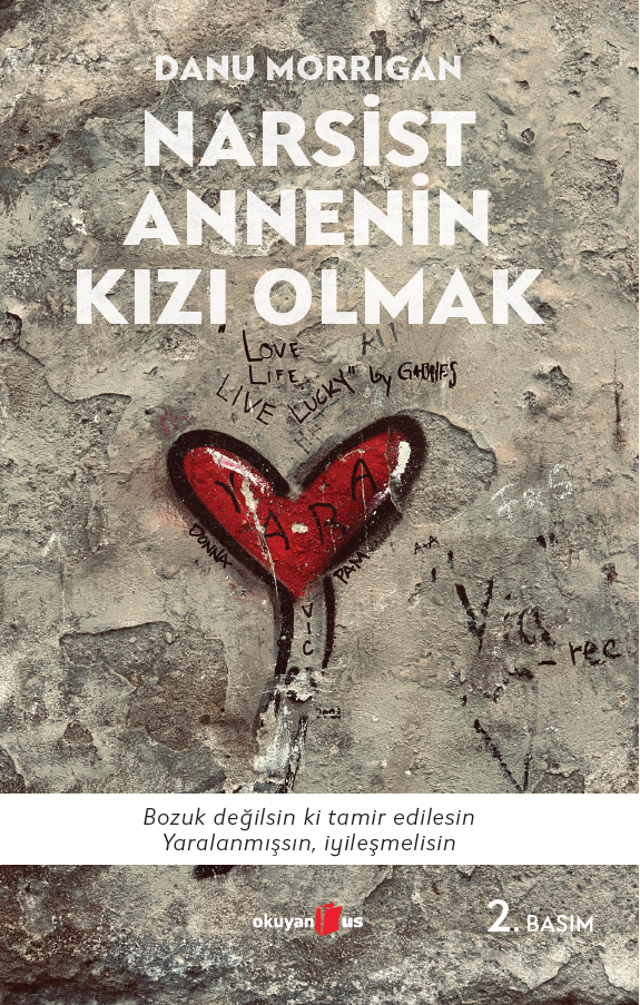 Narsist Annenin Kızı Olmak – Danu Morrian – Okuyan Us Yayın – kitap kapağı