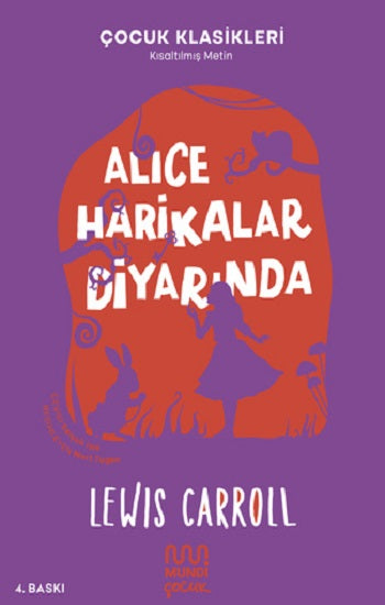 Alice Harikalar Diyarında – Lewis Carroll – Mundi – kitap kapağı