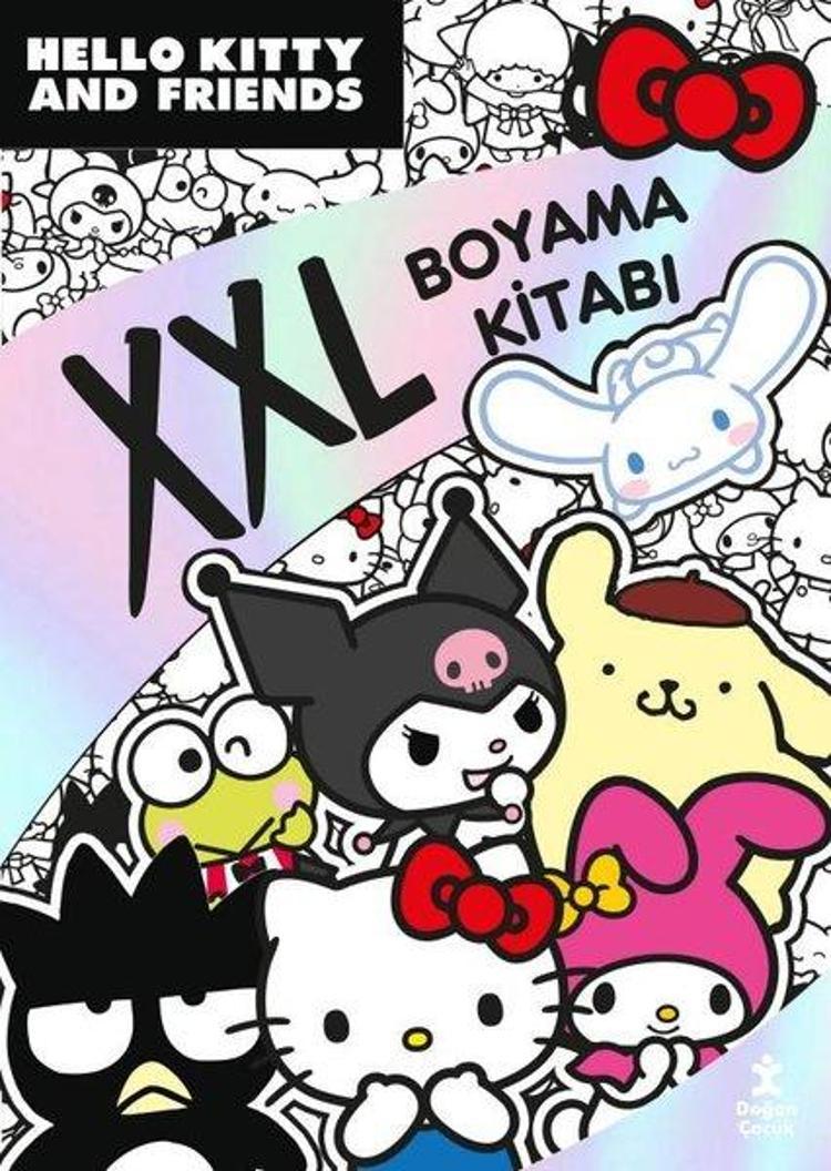 Hello Kitty and Friends XXL Boyama Kitabı