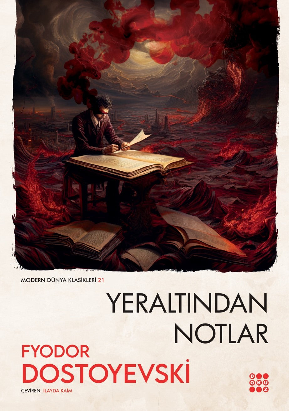 Yeraltından Notlar – Fyodor Mihayloviç Dostoyevski – Dokuz Yayınları – kitap kapağı