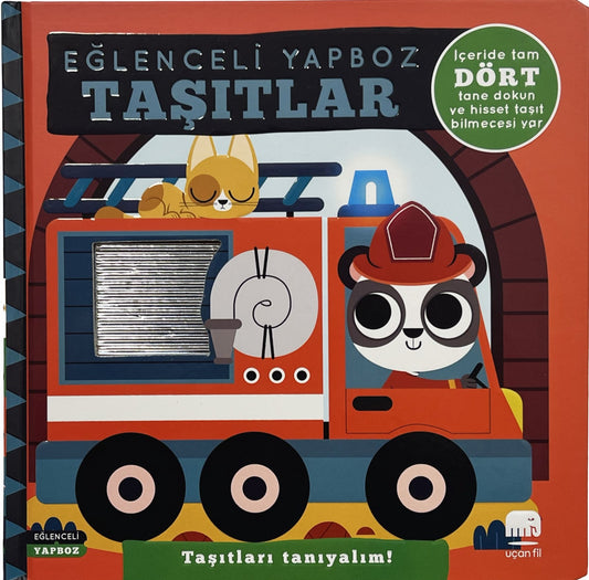 Eğlenceli Yapboz - Taşıtlar (Ciltli) – Anonim – Uçan Fil Yayınları – kitap kapağı