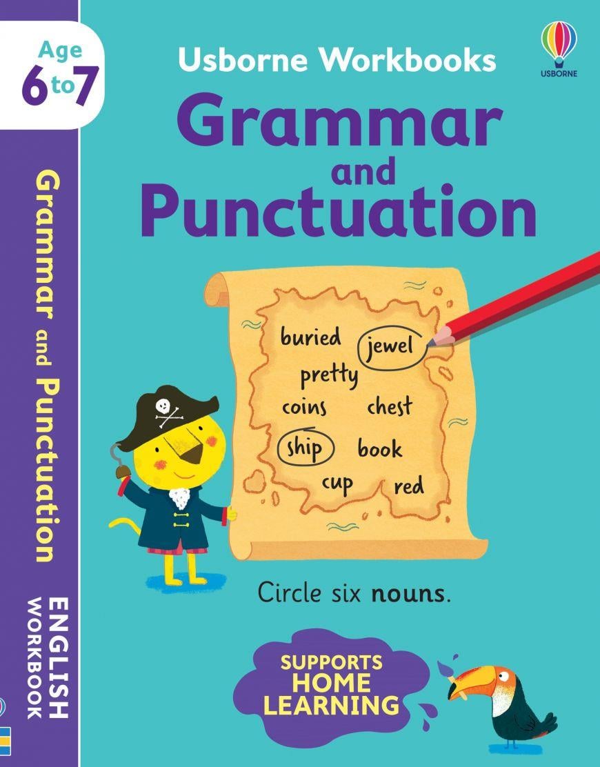 Usborne Workbooks Grammar and Punctuation 6-7 – Kolektif – Usborne Publishing – kitap kapağı