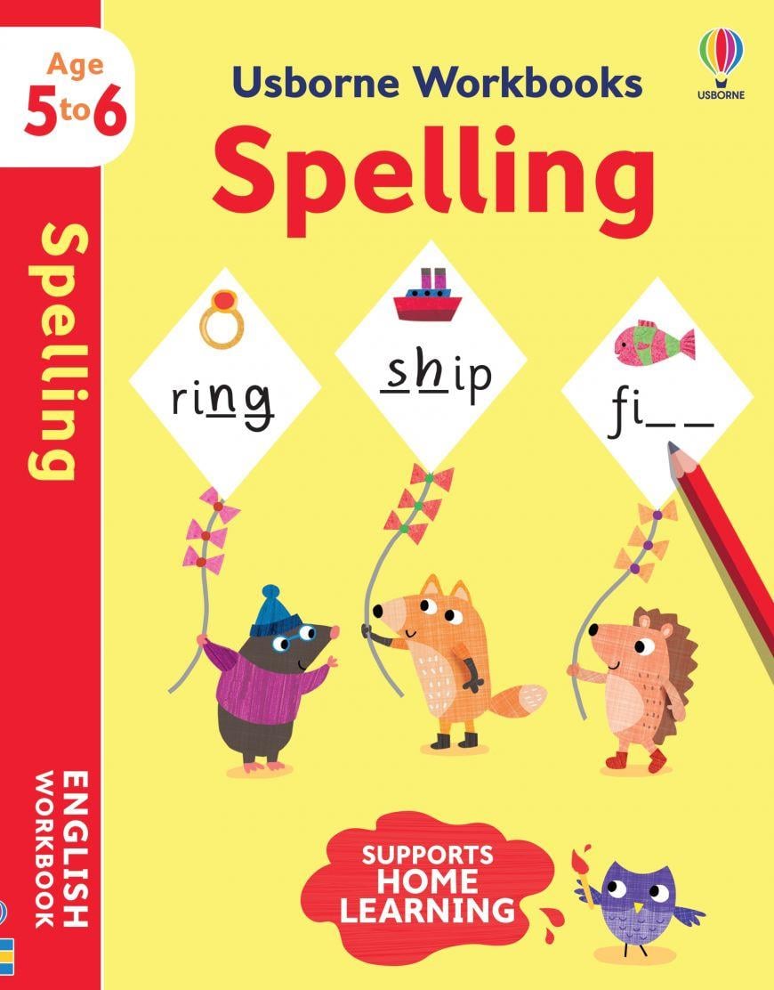 Usborne Workbooks Spelling 5-6 – Jane Bingham – Usborne Publishing – kitap kapağı