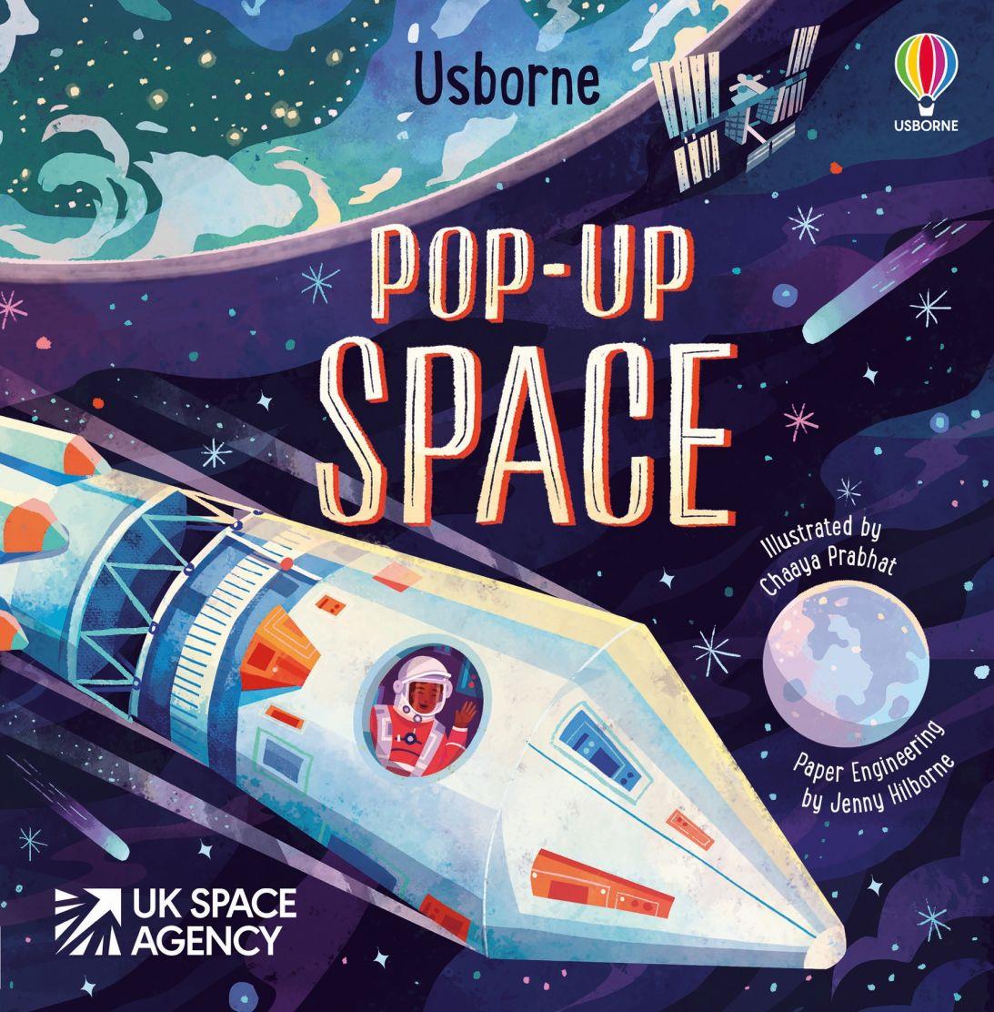Pop-Up Space – Laura Cowan – Usborne Publishing – kitap kapağı