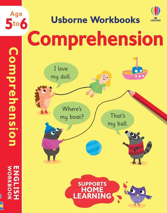 Usborne Workbooks Comprehension 5-6 – Hannah Watson – Usborne Publishing – kitap kapağı