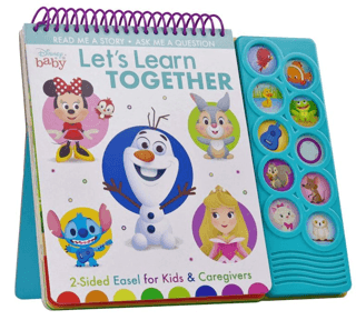 Disney Baby Minnie Mouse, Frozen, Princess And More!: Let's Learn Together – Kolektif – Pi Kids – kitap kapağı