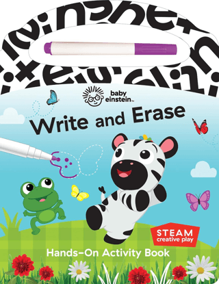 Baby Einstein: Write and Erase Hands-On Activity Book – Kolektif – Pi Kids – kitap kapağı