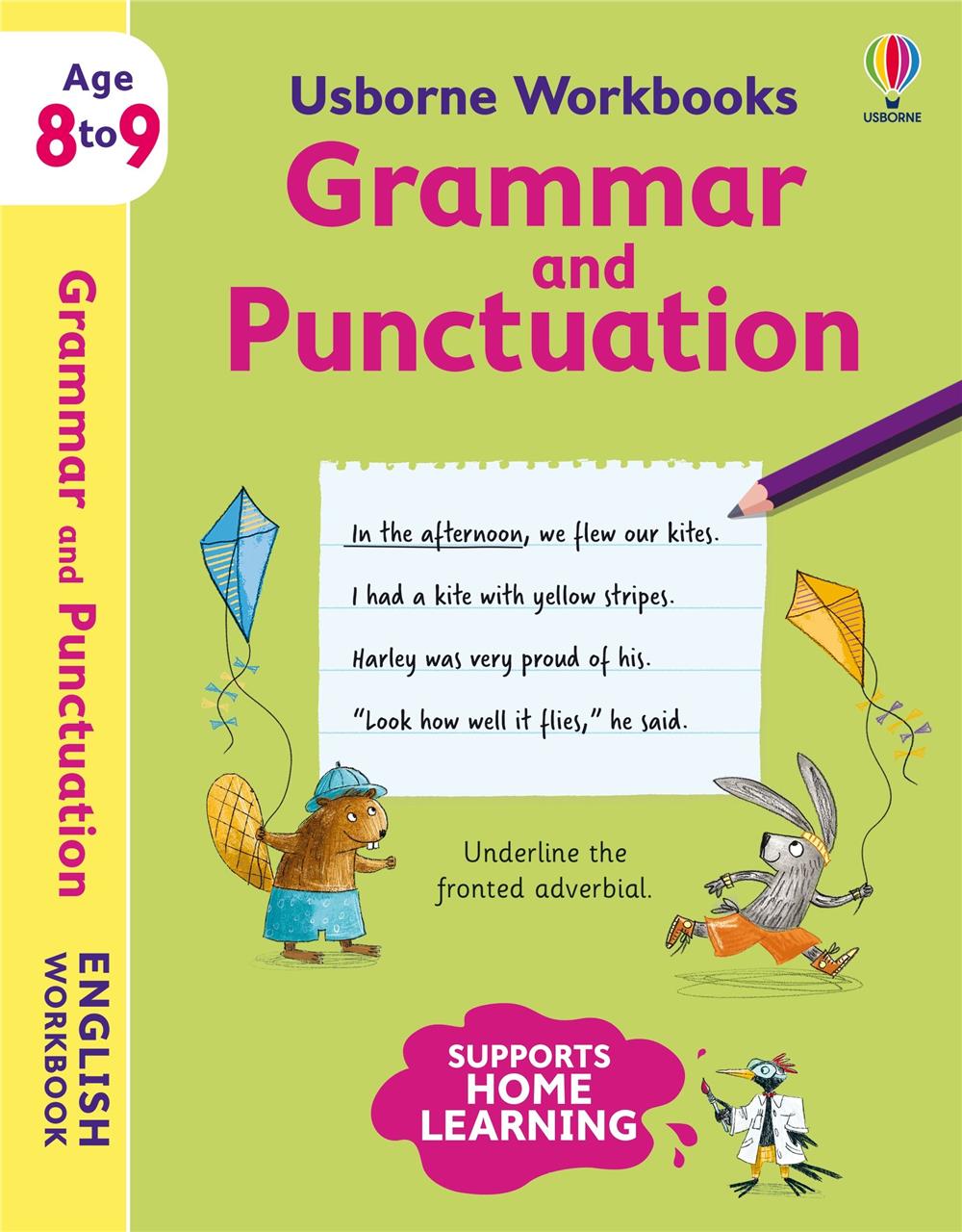 Usborne Workbooks Grammar and Punctuation 8-9 – Jane Bingham – Usborne Publishing – kitap kapağı