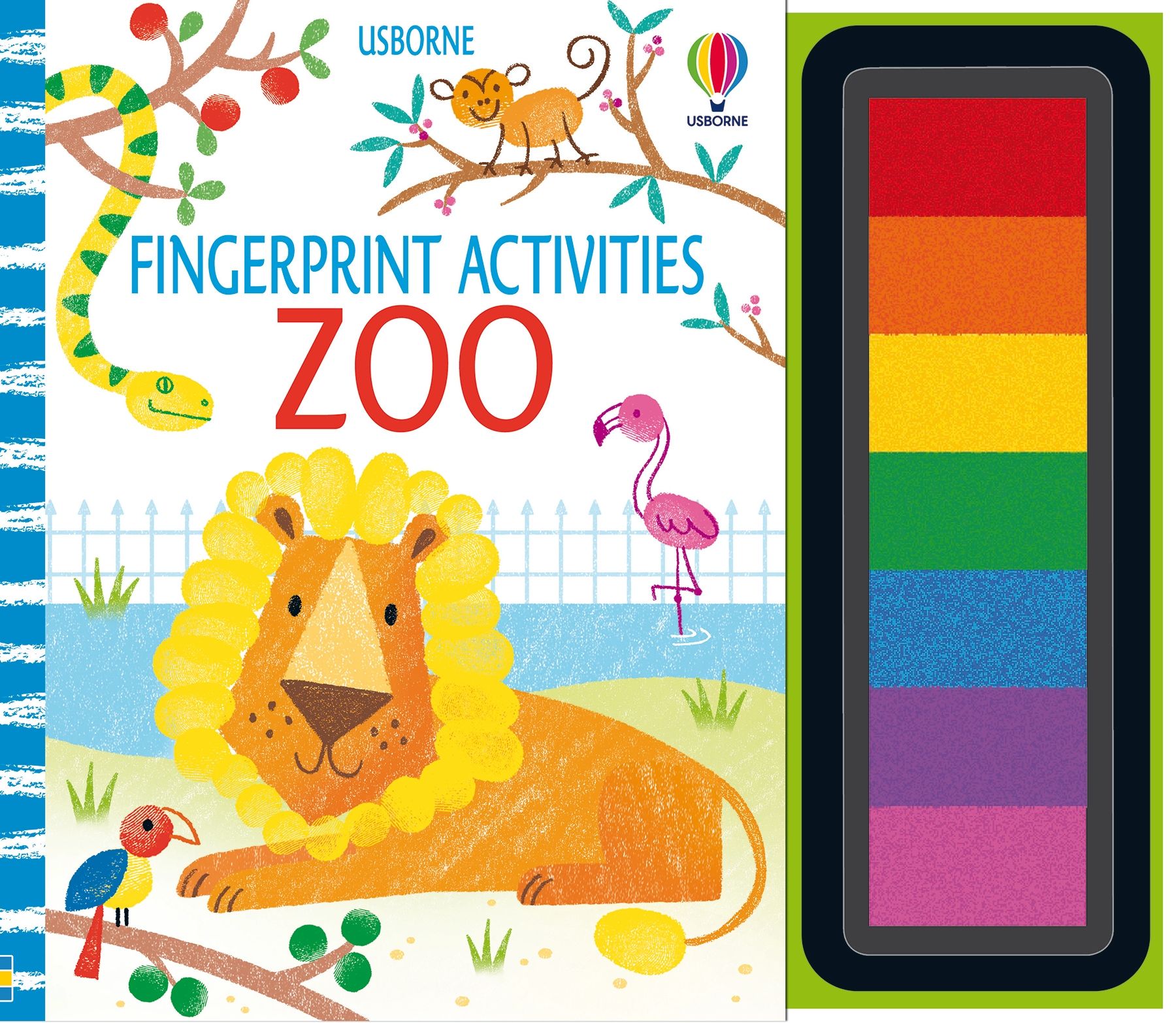 Fingerprint Activities: Zoo – Fiona Watt – Usborne Publishing – kitap kapağı