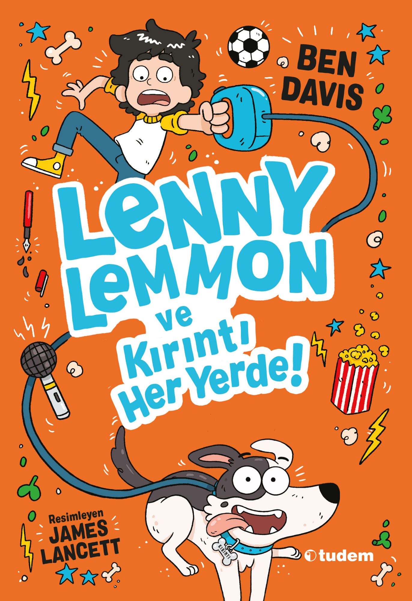Lenny Lemmon ve Kırıntı Her Yerde! – Ben Davis – Tudem Yayınları – kitap kapağı