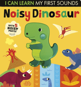 I Can Learn: Noisy Dinosaur – Lauren Crisp – Little Tiger Press – kitap kapağı
