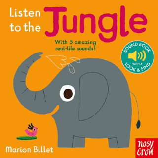 Listen To The Jungle – Marion Billet – Nosy Crow Yayınevi – kitap kapağı