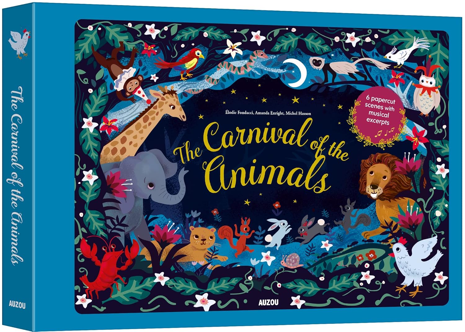 Paper Theatre: The Carnival of the Animals – Kolektif – Auzou Publishing – kitap kapağı