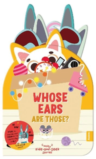 Noisy Hide and Seek: Whose Ears are Those? – Marine Fleury – Auzou Publishing – kitap kapağı
