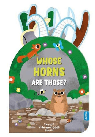 Noisy Hide and Seek: Whose Tails is That? – Carlo Beranek – Auzou Publishing – kitap kapağı