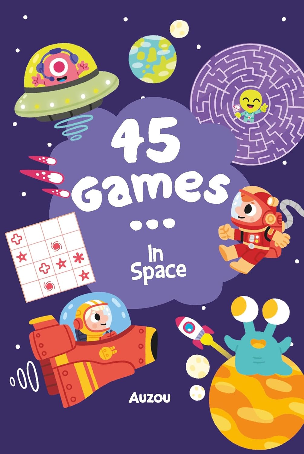 45 Games - In Space – Kolektif – Auzou Publishing – kitap kapağı