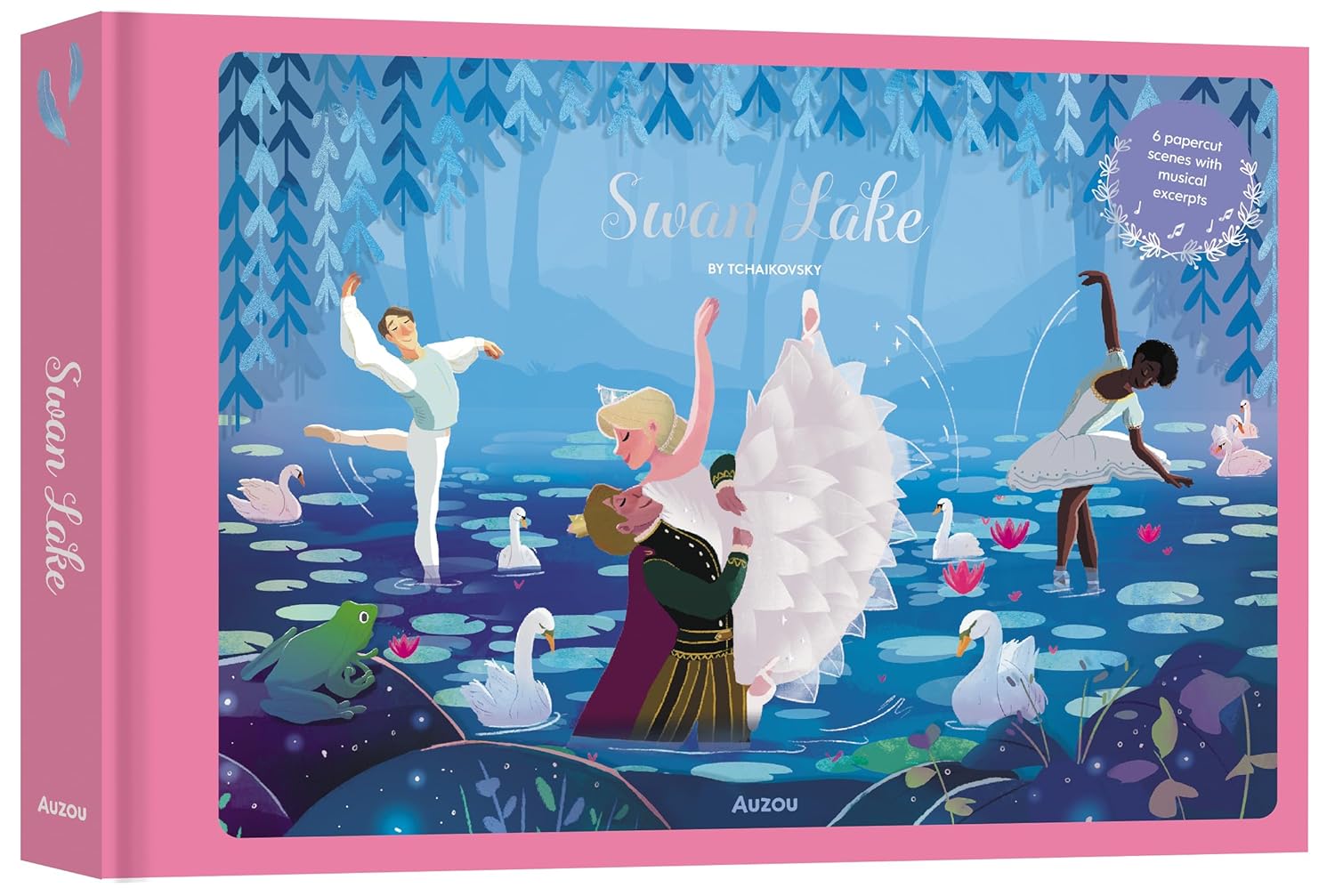 Swan Lake - Paper Theatre – Kolektif – Auzou Publishing – kitap kapağı