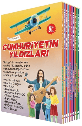 Cumhuriyetin Yıldızları Seti - 10 Kitap Takım - Kutulu – Eda Bayrak – Acayip Kitaplar – kitap kapağı