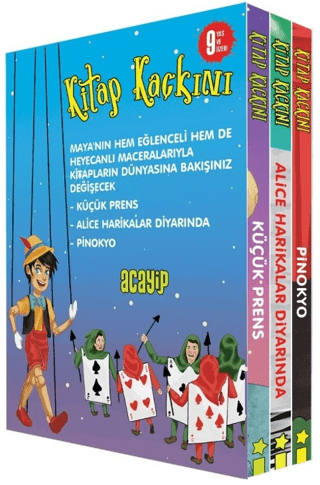 Kitap Kaçkını Seti - 3 Kitap Takım - Kutulu – Mehtap Soyuduru Çiçek – Acayip Kitaplar – kitap kapağı
