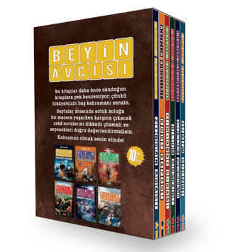 Beyin Avcısı Seti - 6 Kitap Takım - Kutulu – Ahmet Baki Yerli – Acayip Kitaplar – kitap kapağı