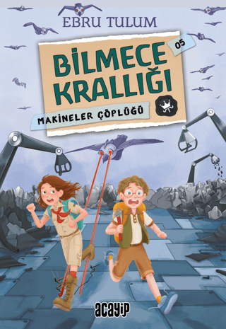 Bilmece Krallığı;Makineler Çöplüğü – Ebru Tulum – Acayip Kitaplar – kitap kapağı