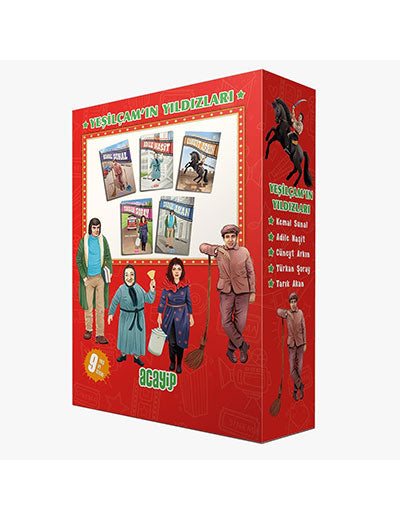 Yeşilçam ın Yıldızları Kutulu 5 Kitap – Ebru Tulum – Acayip Kitaplar – kitap kapağı