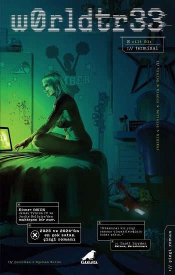Worldtr33 – James Tynion IV – Kara Karga Yayınları – kitap kapağı