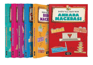 Doğu'yla Batının Macerası Seti (6 Kitap) – Asena Meriç – Yediveren Çocuk – kitap kapağı