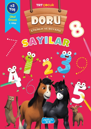Doru Etkinlik ve Boyama - Sayılar – Kolektif – Yediveren Çocuk – kitap kapağı